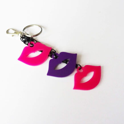 lip charm keyring